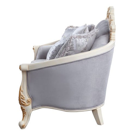 Galelvith Carved Claw-Leg Sofa & Loveseat