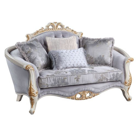 Galelvith Carved Claw-Leg Sofa & Loveseat