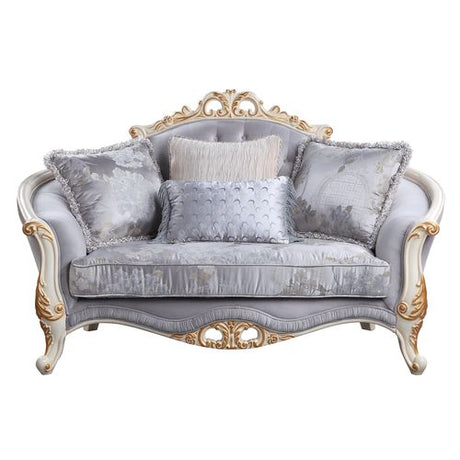 Galelvith Carved Claw-Leg Sofa & Loveseat