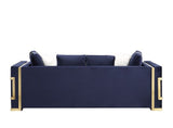 Virrux Velvet Sofa with 6 Pillows