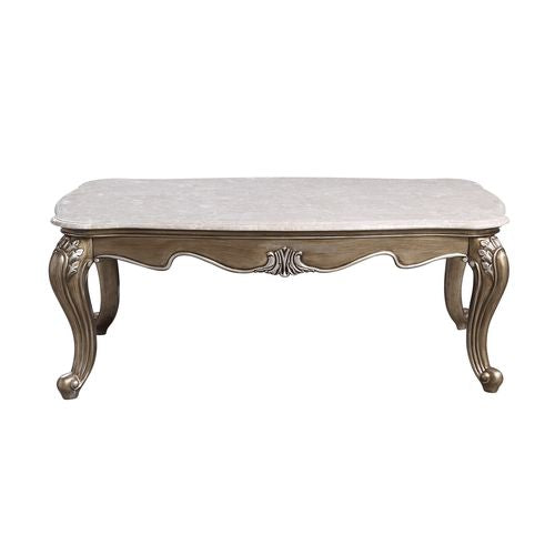 Elozzol Marble Top Coffee & End Table