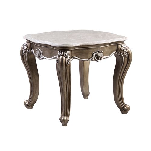 Elozzol Marble Top Coffee & End Table
