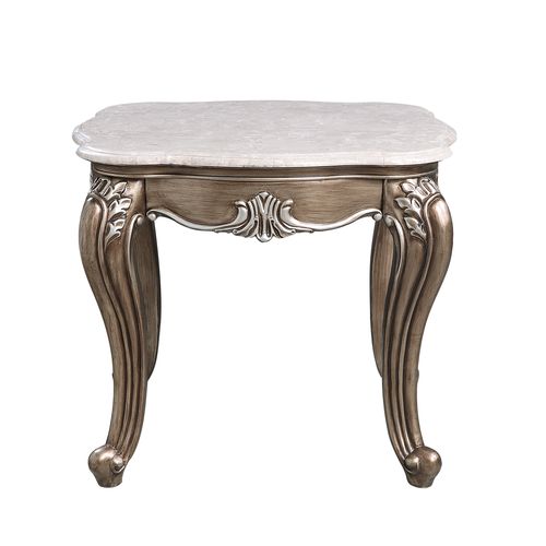 Elozzol Marble Top Coffee & End Table