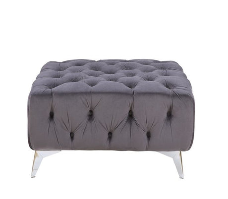 Wugtyx Button Tufted Ottoman
