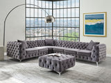 Wugtyx Button Tufted Ottoman