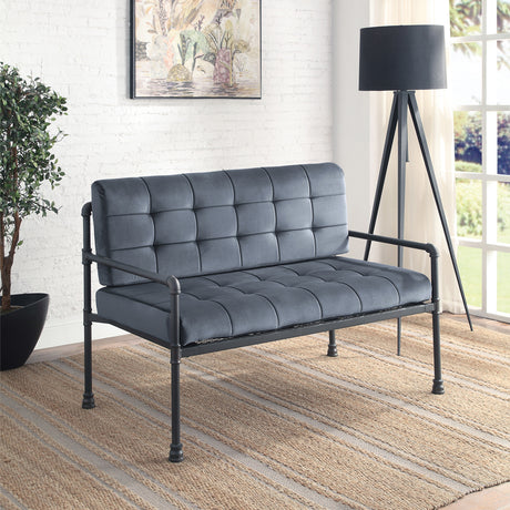 Brantley Industrial Loveseat, Chair, Bench & Ottoman