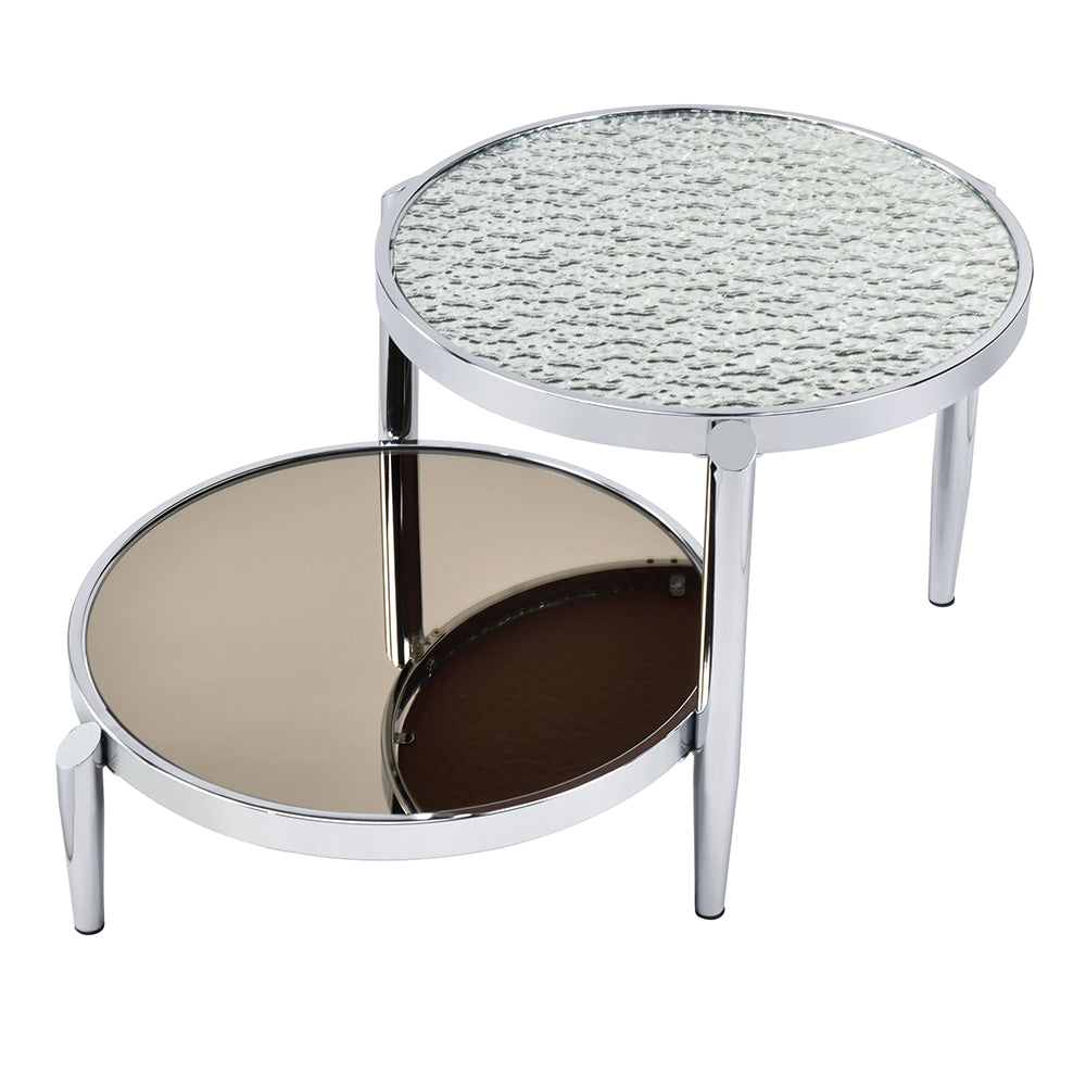Abbe Glass Coffee & End Table