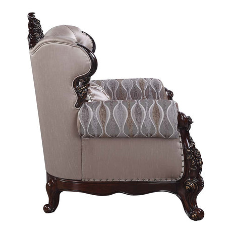 Benbek Traditional Wingback Loveseat