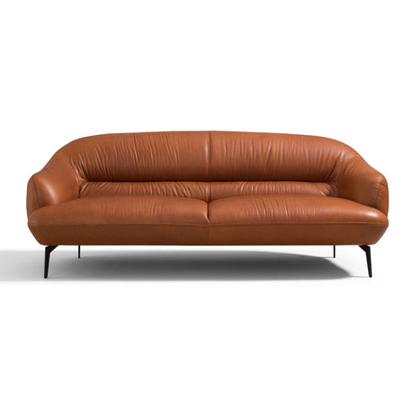 Leonia Italian Top Grain Leather Sofa, Loveseat & Chair