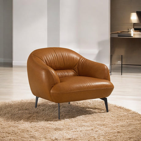 Leonia Italian Top Grain Leather Sofa, Loveseat & Chair
