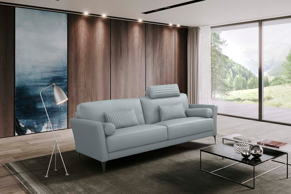 Tussio Italian Leather Sofa, Loveseat & Chair