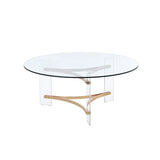 Sosi Round Glass Coffee & End Table