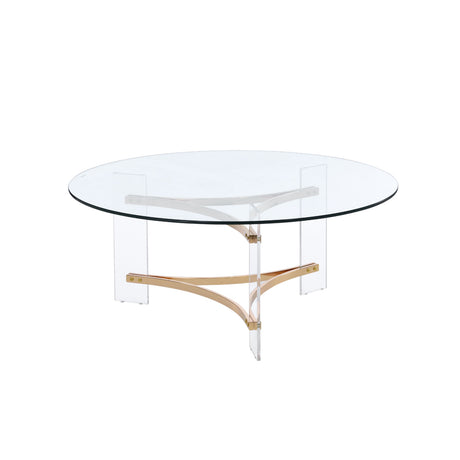 Sosi Round Glass Coffee & End Table