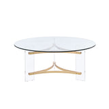 Sosi Round Glass Coffee & End Table