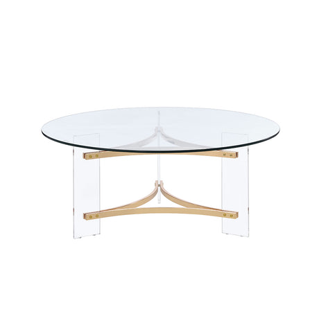 Sosi Round Glass Coffee & End Table