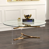 Sosi Round Glass Coffee & End Table