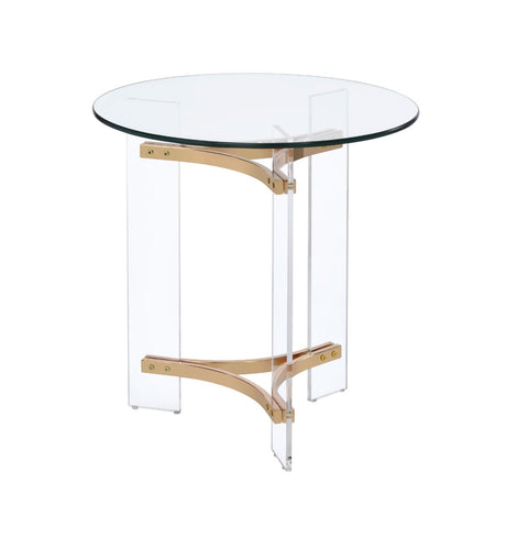 Sosi Round Glass Coffee & End Table