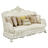 Adara Rococo Sofa, Loveseat & Chair