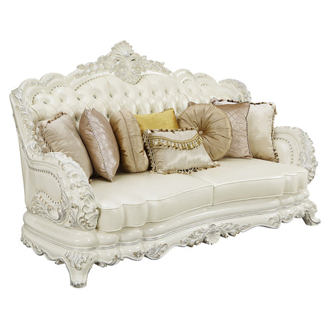 Adara Rococo Sofa, Loveseat & Chair
