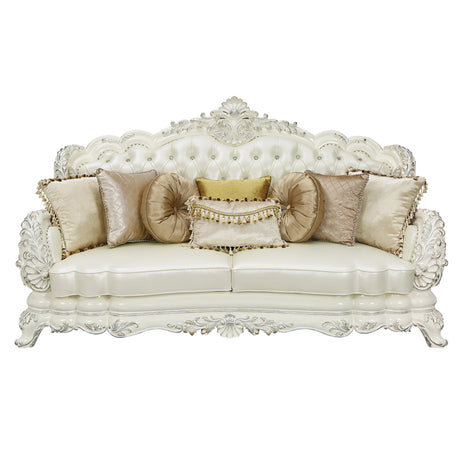 Adara Rococo Sofa, Loveseat & Chair