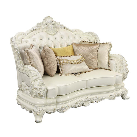 Adara Rococo Sofa, Loveseat & Chair
