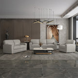 Cornelia Top Grain Leather Loveseat & Chair