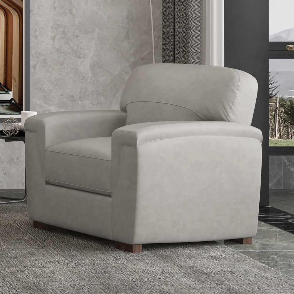 Cornelia Top Grain Leather Loveseat & Chair