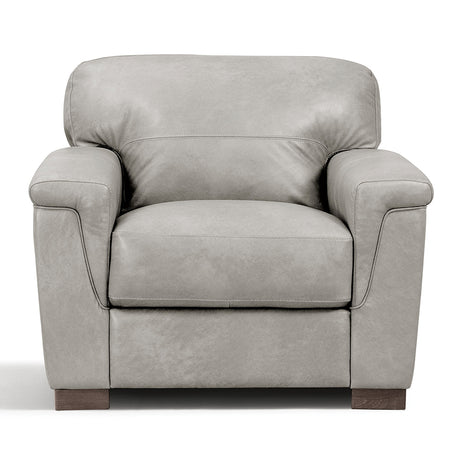 Cornelia Top Grain Leather Loveseat & Chair