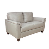 Pacific Palisades Top Grain Leather Sofa, Loveseat & Chair