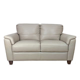 Pacific Palisades Top Grain Leather Sofa, Loveseat & Chair