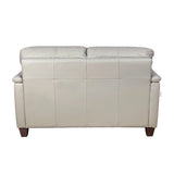 Pacific Palisades Top Grain Leather Sofa, Loveseat & Chair