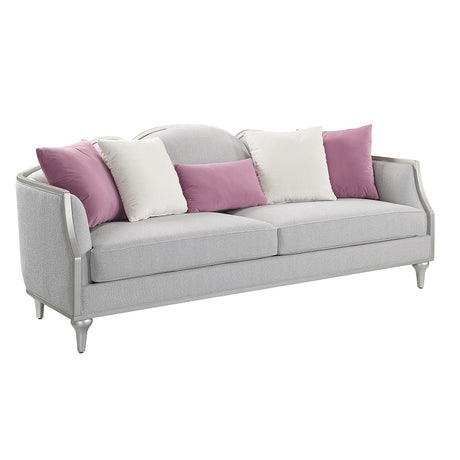 Kasa Camel-Back Sofa Collection & Stone-Top Tables