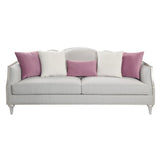 Kasa Camel-Back Sofa Collection & Stone-Top Tables