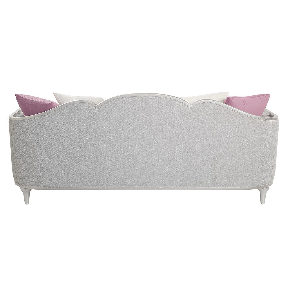 Kasa Camel-Back Sofa Collection & Stone-Top Tables