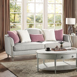 Kasa Camel-Back Sofa Collection & Stone-Top Tables