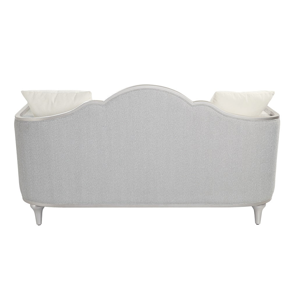Kasa Camel-Back Sofa Collection & Stone-Top Tables
