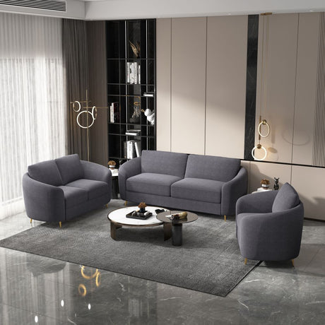 Yuina Modern Sofa, Loveseat & Chair