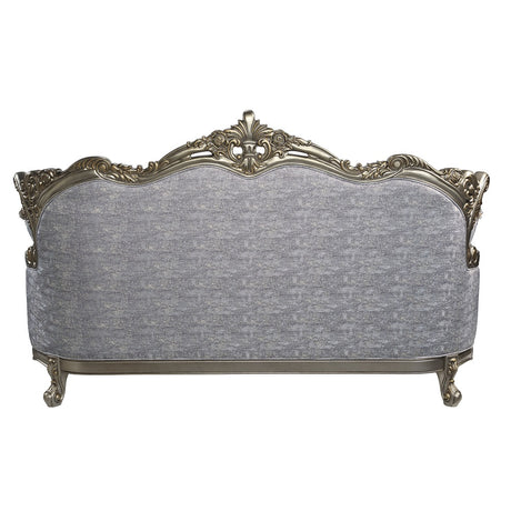 Miliani Button-Tufted Sofa, Loveseat & Marble Sofa Table