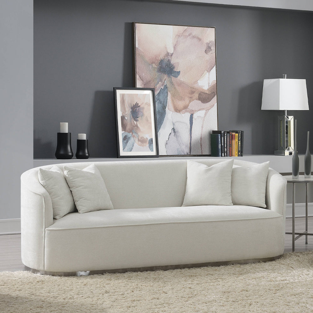Odette Barrel Sofa, Loveseat & Chair