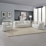 Odette Barrel Sofa, Loveseat & Chair