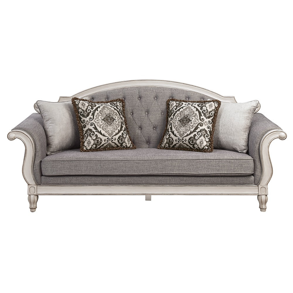 Florian Rolled Arm Sofa, Loveseat & Chair