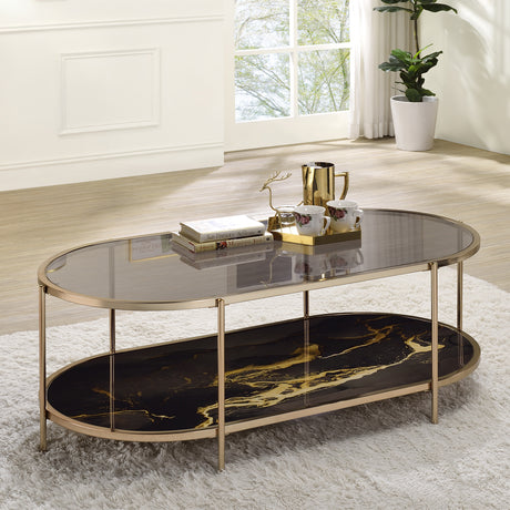 Fiorella Glass Coffee & End Table