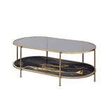 Fiorella Glass Coffee & End Table