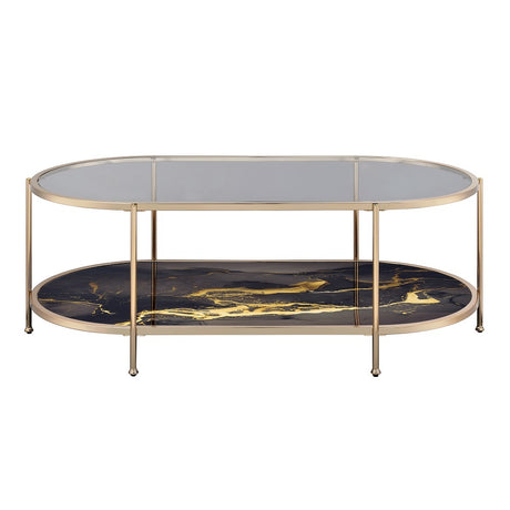Fiorella Glass Coffee & End Table