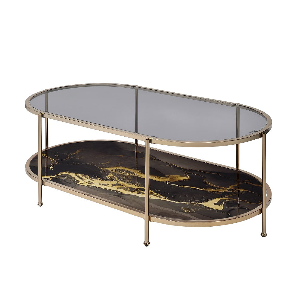 Fiorella Glass Coffee & End Table