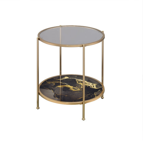 Fiorella Glass Coffee & End Table