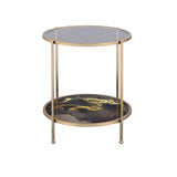 Fiorella Glass Coffee & End Table