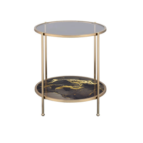Fiorella Glass Coffee & End Table