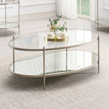 Zaba Glass Top Occasional Tables & TV Stand