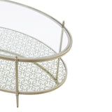 Zaba Glass Top Occasional Tables & TV Stand
